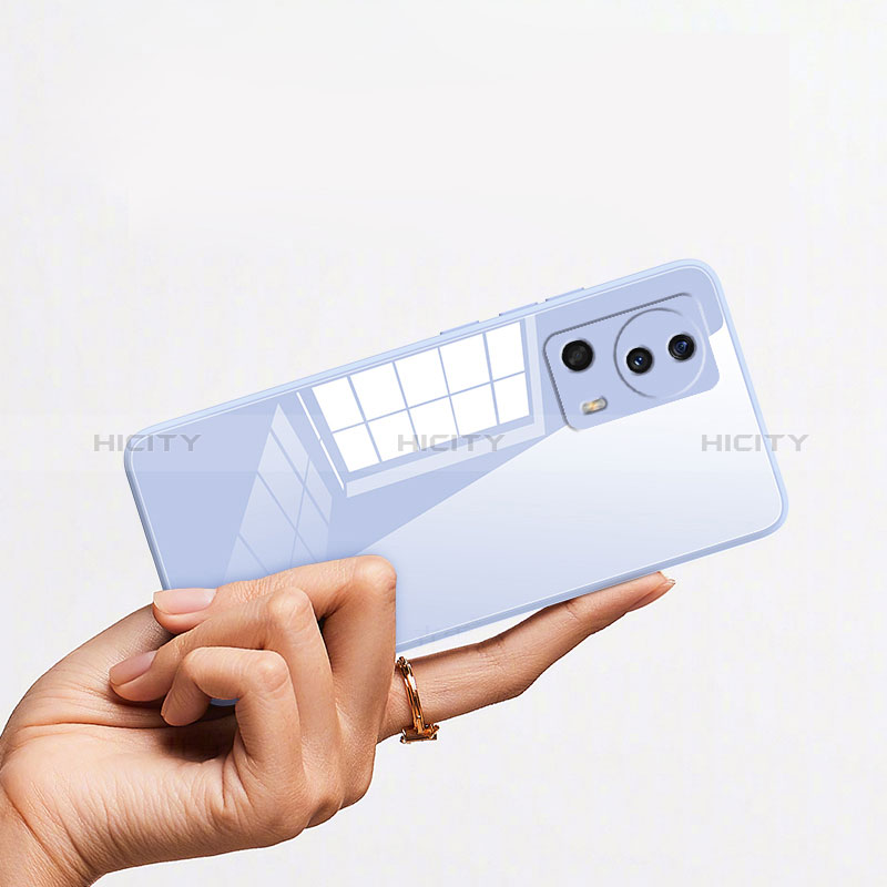 Custodia Silicone Trasparente Specchio Laterale Cover per Xiaomi Mi 12 Lite NE 5G