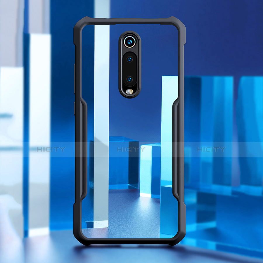 Custodia Silicone Trasparente Specchio Laterale Cover per Xiaomi Mi 9T