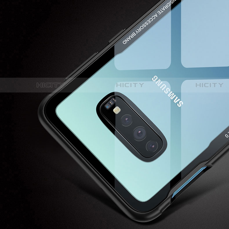 Custodia Silicone Trasparente Specchio Laterale Cover T01 per Samsung Galaxy S10 5G