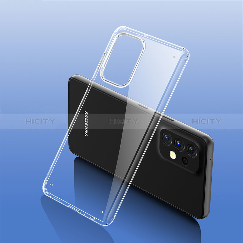 Custodia Silicone Trasparente Specchio Laterale Cover WL2 per Samsung Galaxy A23 5G