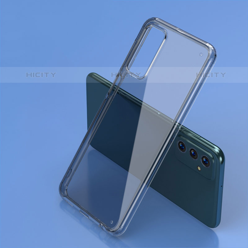 Custodia Silicone Trasparente Specchio Laterale Cover WL2 per Samsung Galaxy M23 5G