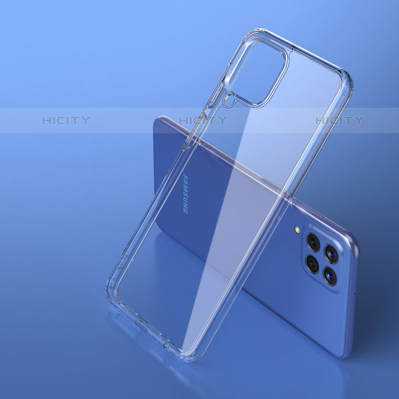 Custodia Silicone Trasparente Specchio Laterale Cover WL2 per Samsung Galaxy M33 5G