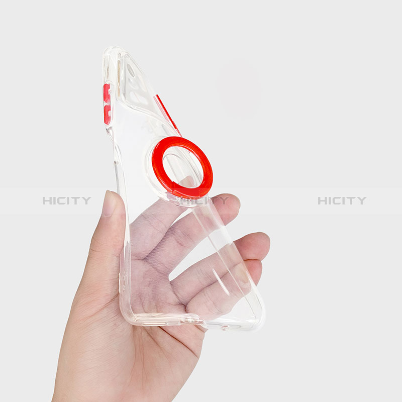 Custodia Silicone Trasparente Ultra Slim Cover Morbida con Supporto per Xiaomi POCO M3 Pro 5G