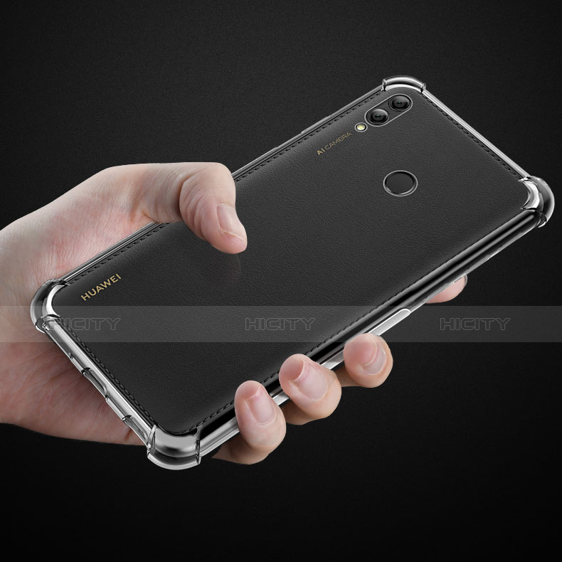Custodia Silicone Trasparente Ultra Slim Morbida A01 per Huawei Honor 8X Max Chiaro