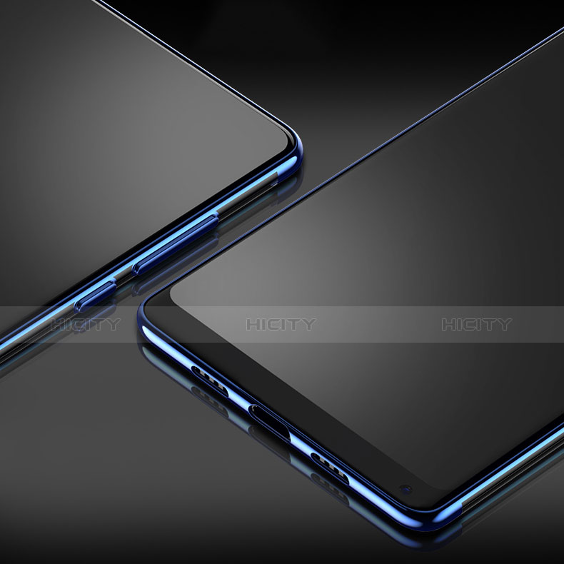 Custodia Silicone Trasparente Ultra Slim Morbida con Anello Supporto per Xiaomi Mi Mix Evo Blu