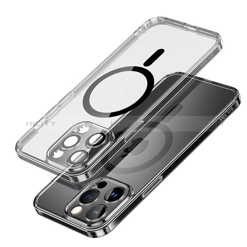 Custodia Silicone Trasparente Ultra Slim Morbida con Mag-Safe Magnetic LD1 per Apple iPhone 13 Pro