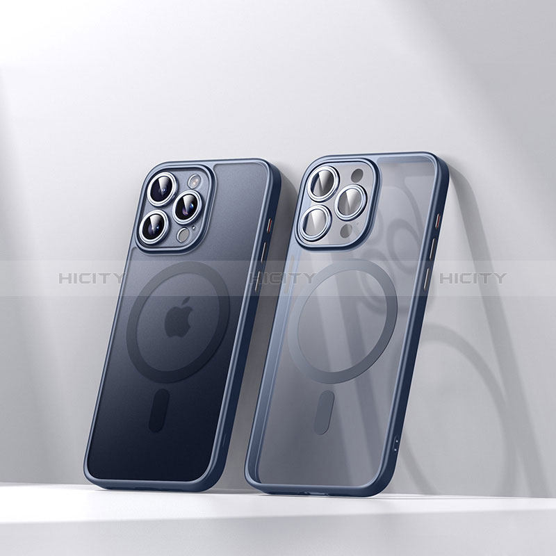 Custodia Silicone Trasparente Ultra Slim Morbida con Mag-Safe Magnetic LD4 per Apple iPhone 14 Pro