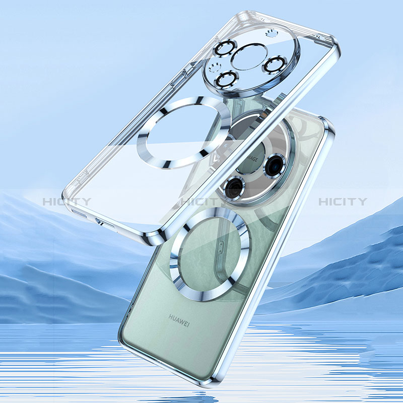 Custodia Silicone Trasparente Ultra Slim Morbida con Mag-Safe Magnetic P01 per Huawei Mate 60