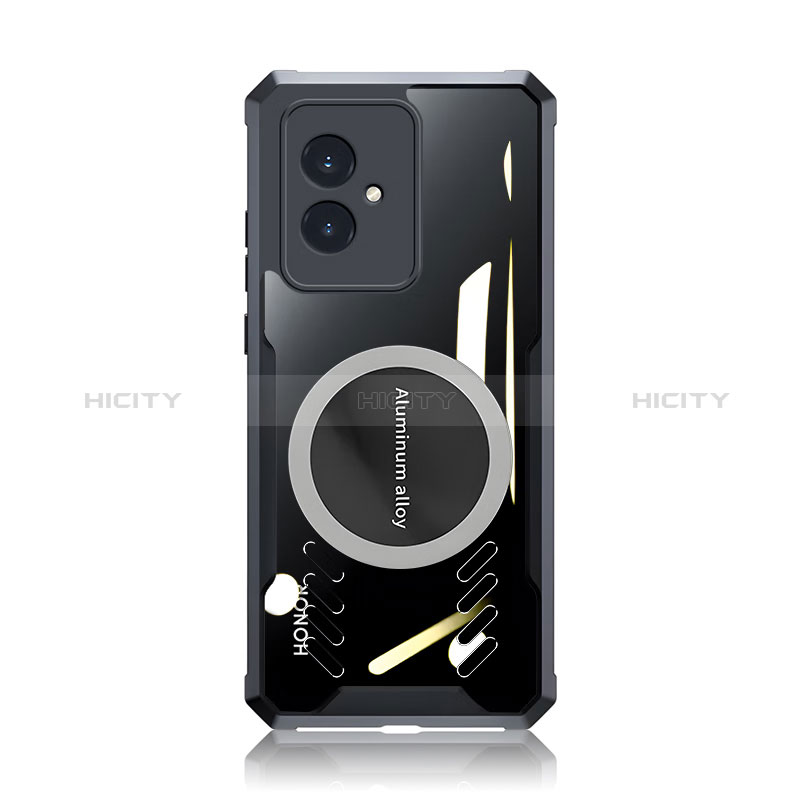 Custodia Silicone Trasparente Ultra Slim Morbida con Mag-Safe Magnetic P02 per Huawei Honor 100 5G