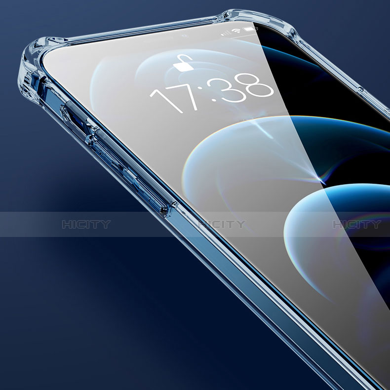 Custodia Silicone Trasparente Ultra Slim Morbida con Mag-Safe Magnetic per Apple iPhone 12 Chiaro