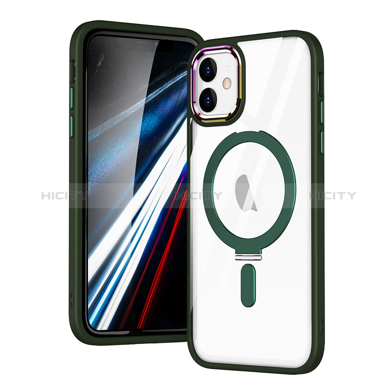 Custodia Silicone Trasparente Ultra Slim Morbida con Mag-Safe Magnetic SD1 per Apple iPhone 11