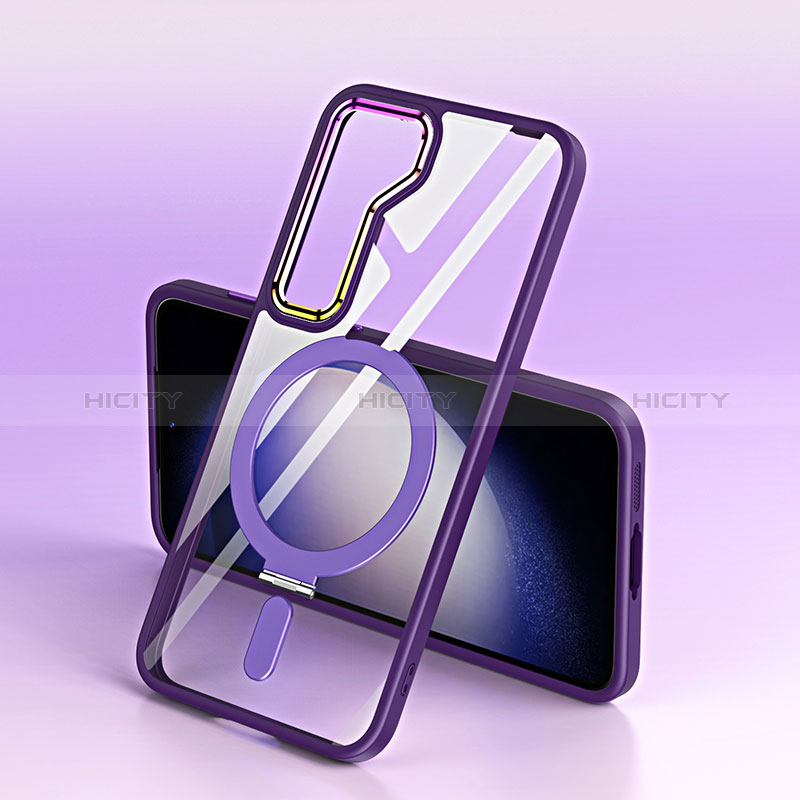 Custodia Silicone Trasparente Ultra Slim Morbida con Mag-Safe Magnetic SD1 per Samsung Galaxy S23 5G