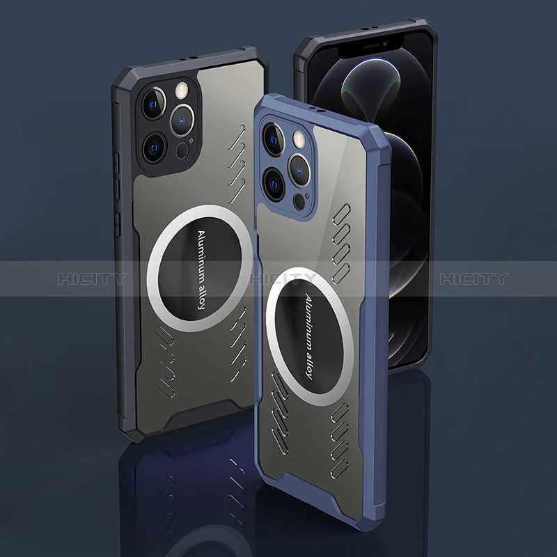 Custodia Silicone Trasparente Ultra Slim Morbida con Mag-Safe Magnetic XD1 per Apple iPhone 14 Plus