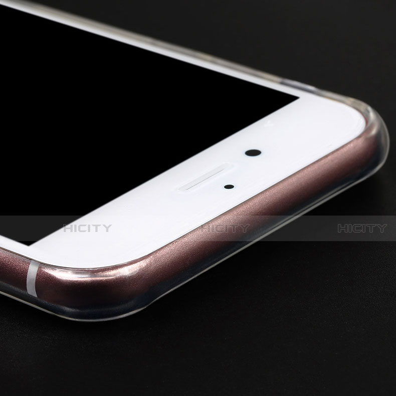 Custodia Silicone Trasparente Ultra Slim Morbida con Supporto per Apple iPhone SE (2020) Chiaro