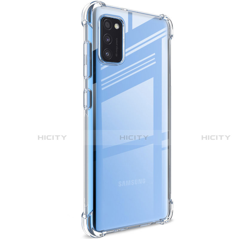 Custodia Silicone Trasparente Ultra Slim Morbida G01 per Samsung Galaxy A41 Chiaro