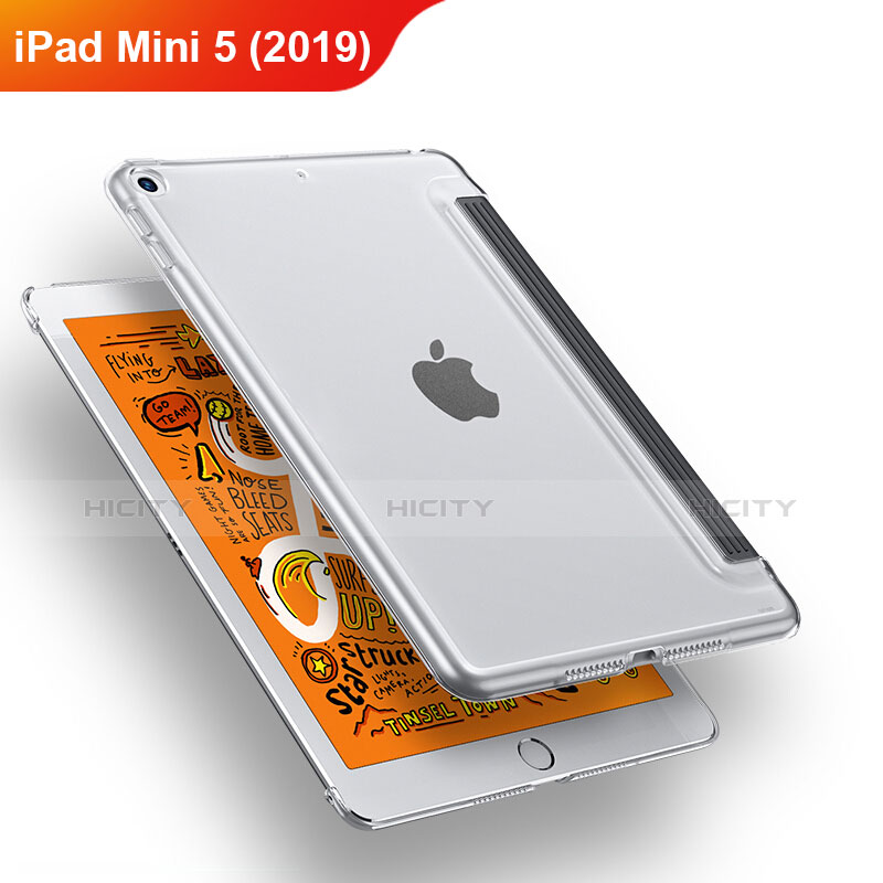 Custodia Silicone Trasparente Ultra Slim Morbida per Apple iPad Mini 5 (2019) Chiaro
