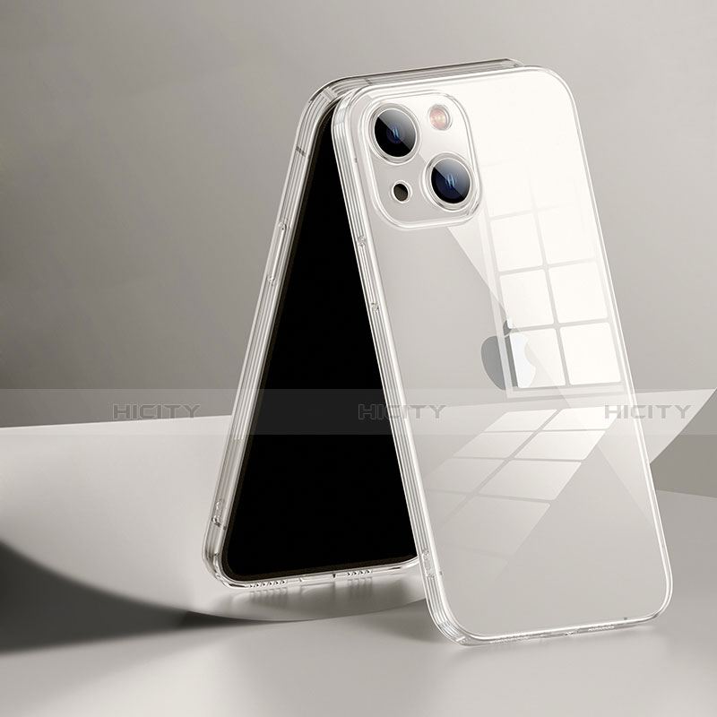 Custodia Silicone Trasparente Ultra Slim Morbida per Apple iPhone 14 Chiaro