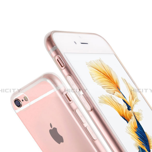 Custodia Silicone Trasparente Ultra Slim Morbida per Apple iPhone 6S Chiaro