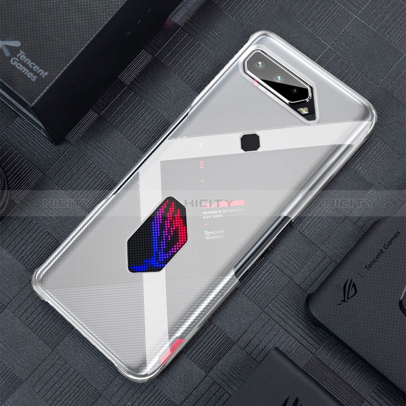 Custodia Silicone Trasparente Ultra Slim Morbida per Asus ROG Phone 5 Ultimate Chiaro