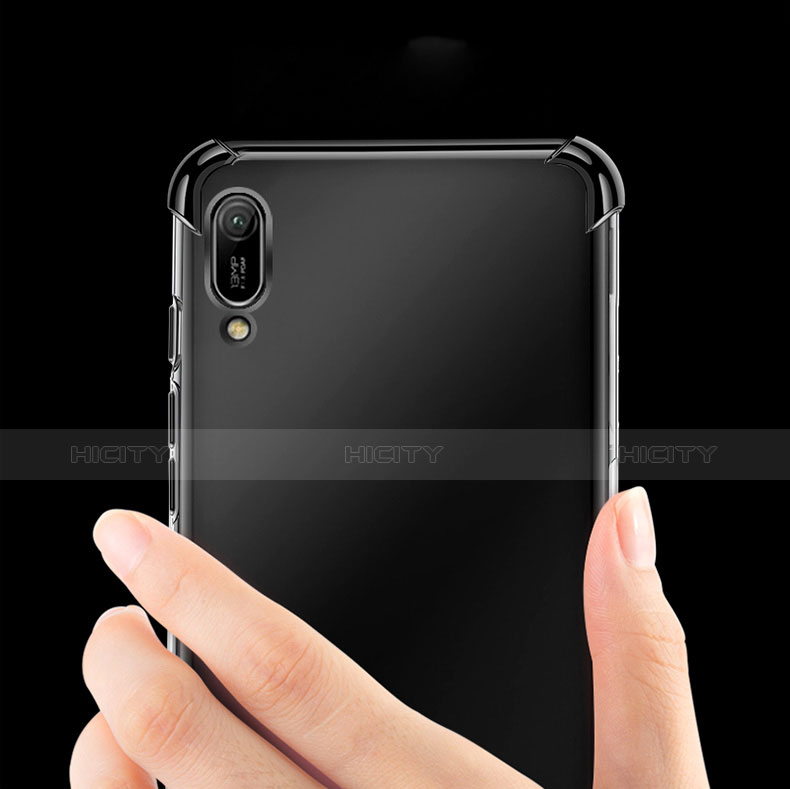 Custodia Silicone Trasparente Ultra Slim Morbida per Huawei Enjoy 9e Chiaro