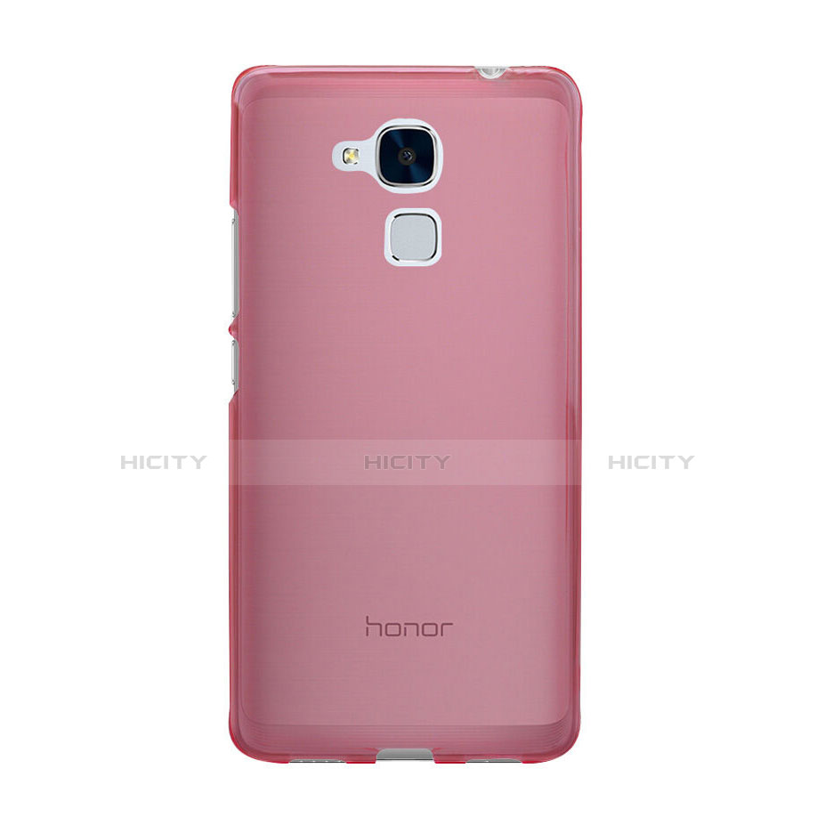 Custodia Silicone Trasparente Ultra Slim Morbida per Huawei GT3 Rosa