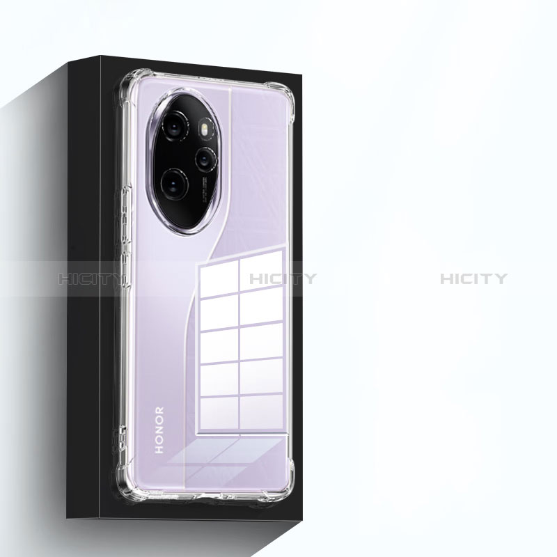 Custodia Silicone Trasparente Ultra Slim Morbida per Huawei Honor 100 Pro 5G Chiaro