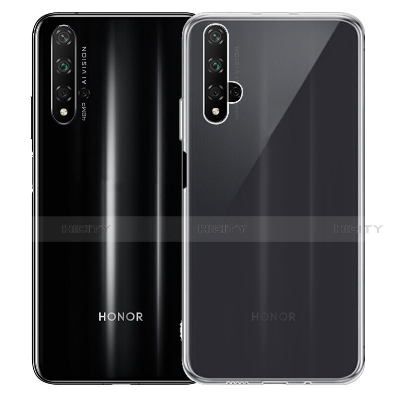 Custodia Silicone Trasparente Ultra Slim Morbida per Huawei Honor 20 Chiaro