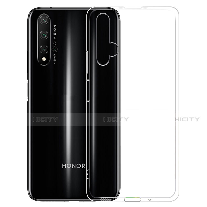 Custodia Silicone Trasparente Ultra Slim Morbida per Huawei Honor 20 Chiaro