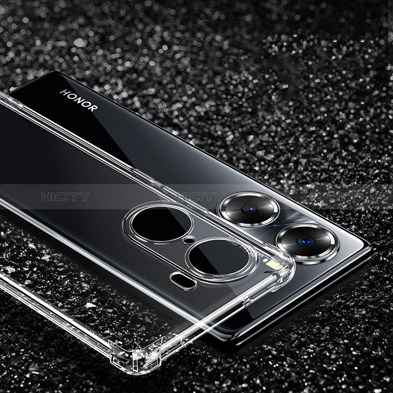 Custodia Silicone Trasparente Ultra Slim Morbida per Huawei Honor 60 5G Chiaro