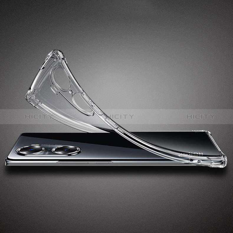 Custodia Silicone Trasparente Ultra Slim Morbida per Huawei Honor 60 Pro 5G Chiaro