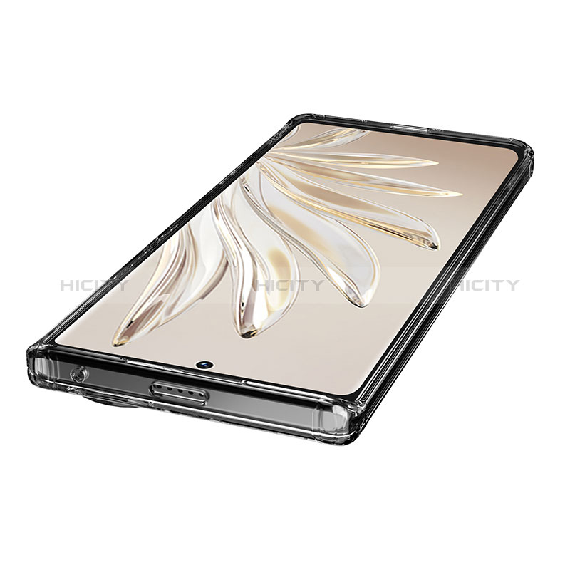 Custodia Silicone Trasparente Ultra Slim Morbida per Huawei Honor 70 Pro 5G Chiaro