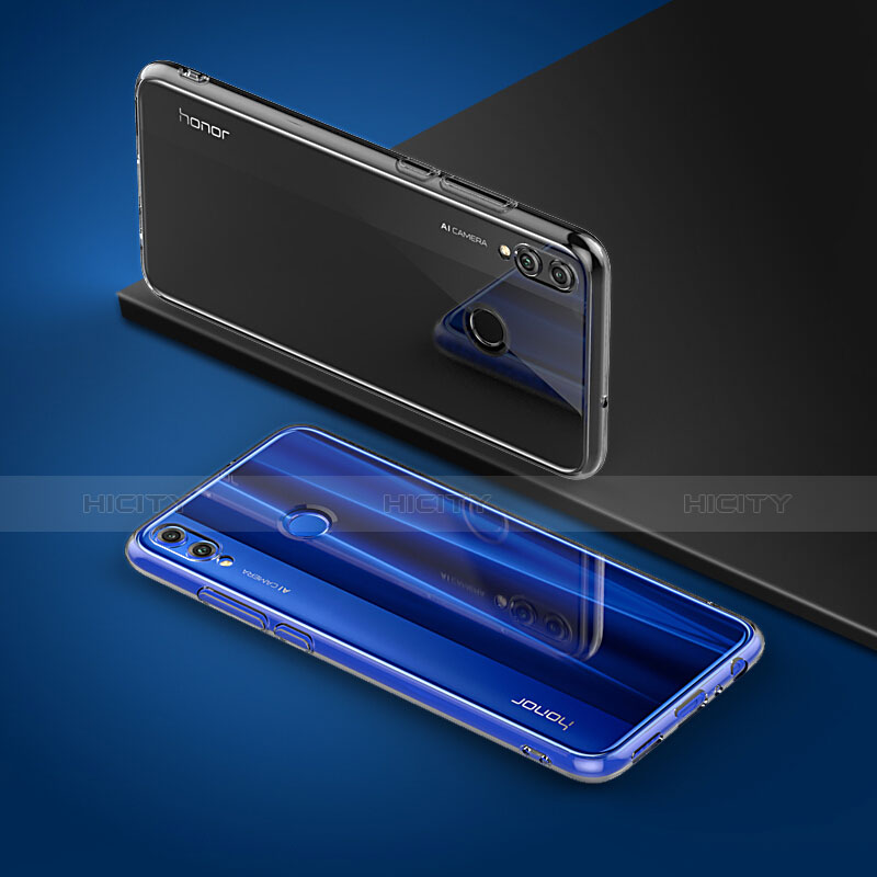 Custodia Silicone Trasparente Ultra Slim Morbida per Huawei Honor 8X Chiaro