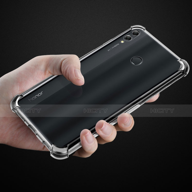 Custodia Silicone Trasparente Ultra Slim Morbida per Huawei Honor 8X Max Chiaro