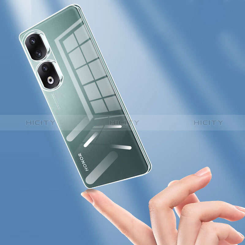 Custodia Silicone Trasparente Ultra Slim Morbida per Huawei Honor 90 Pro 5G Chiaro