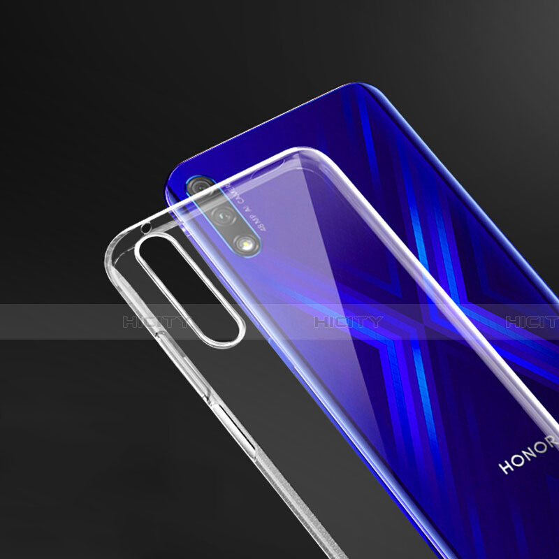 Custodia Silicone Trasparente Ultra Slim Morbida per Huawei Honor 9X Chiaro