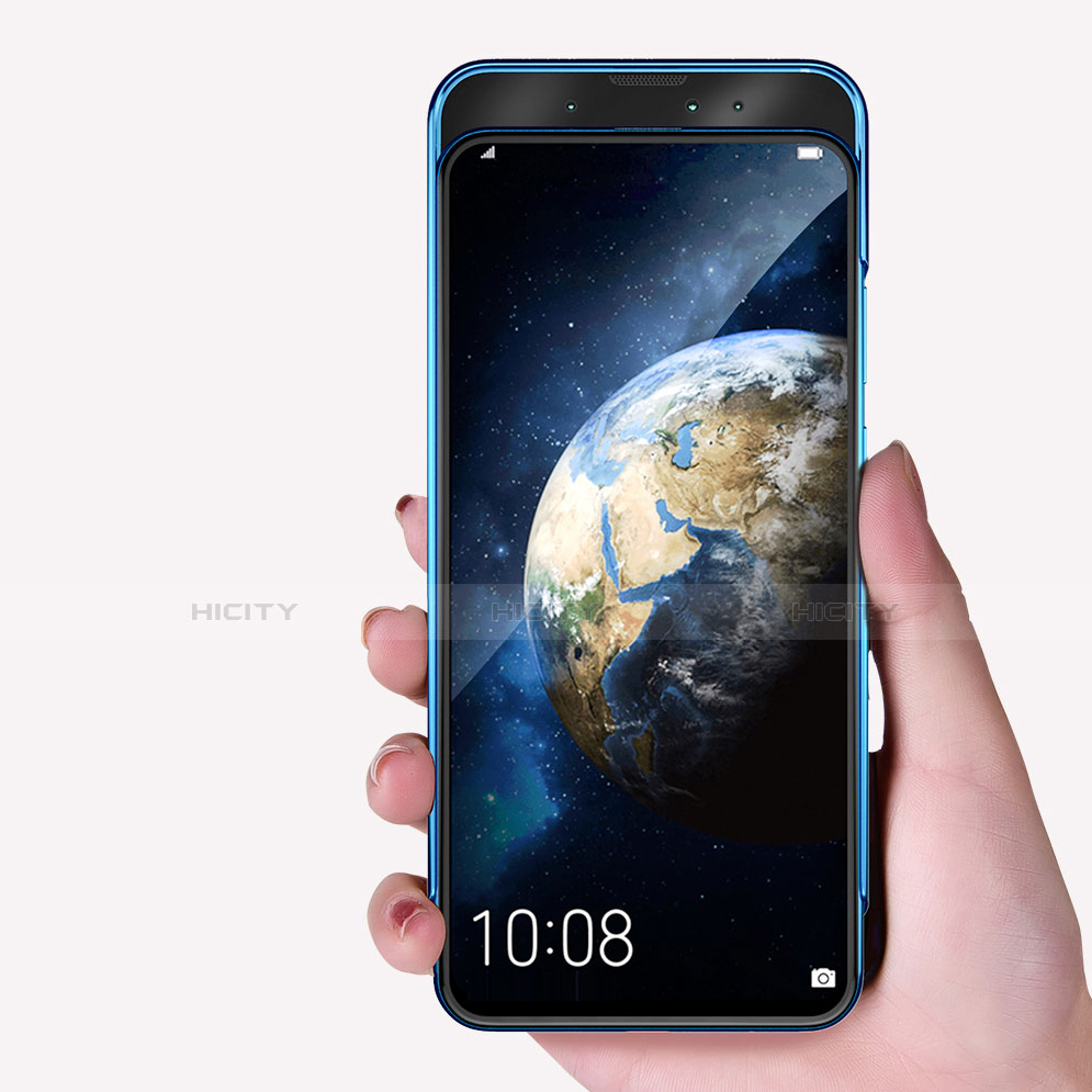 Custodia Silicone Trasparente Ultra Slim Morbida per Huawei Honor Magic 2 Blu