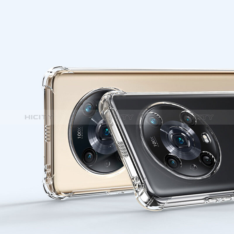 Custodia Silicone Trasparente Ultra Slim Morbida per Huawei Honor Magic4 Pro 5G Chiaro