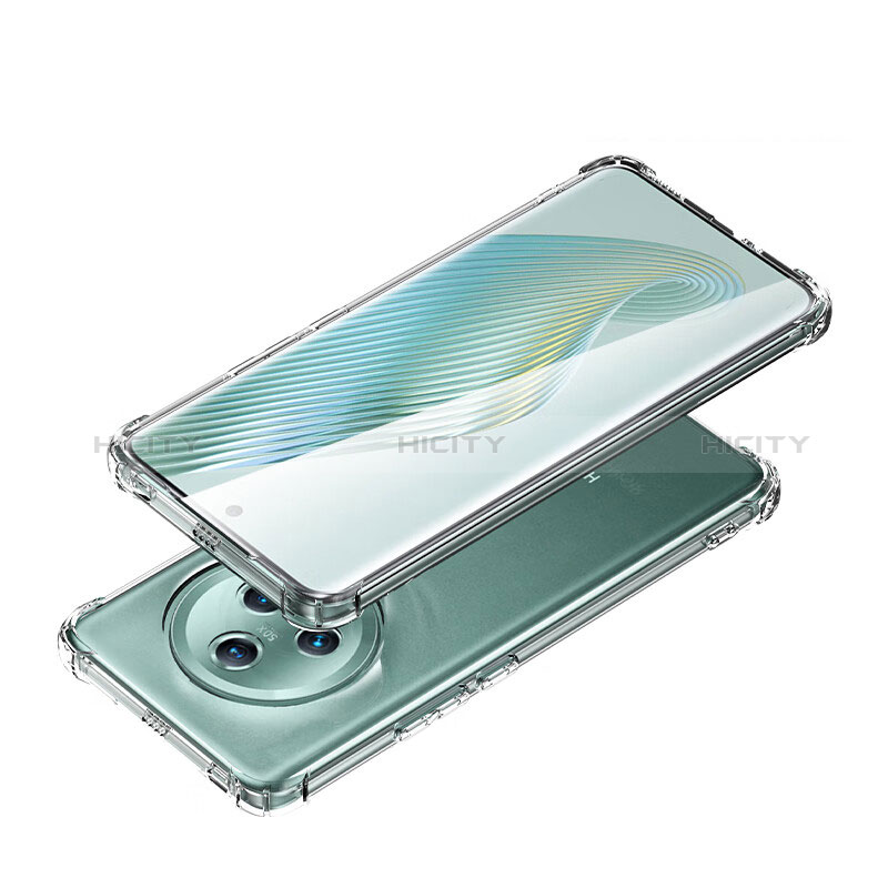 Custodia Silicone Trasparente Ultra Slim Morbida per Huawei Honor Magic5 5G Chiaro