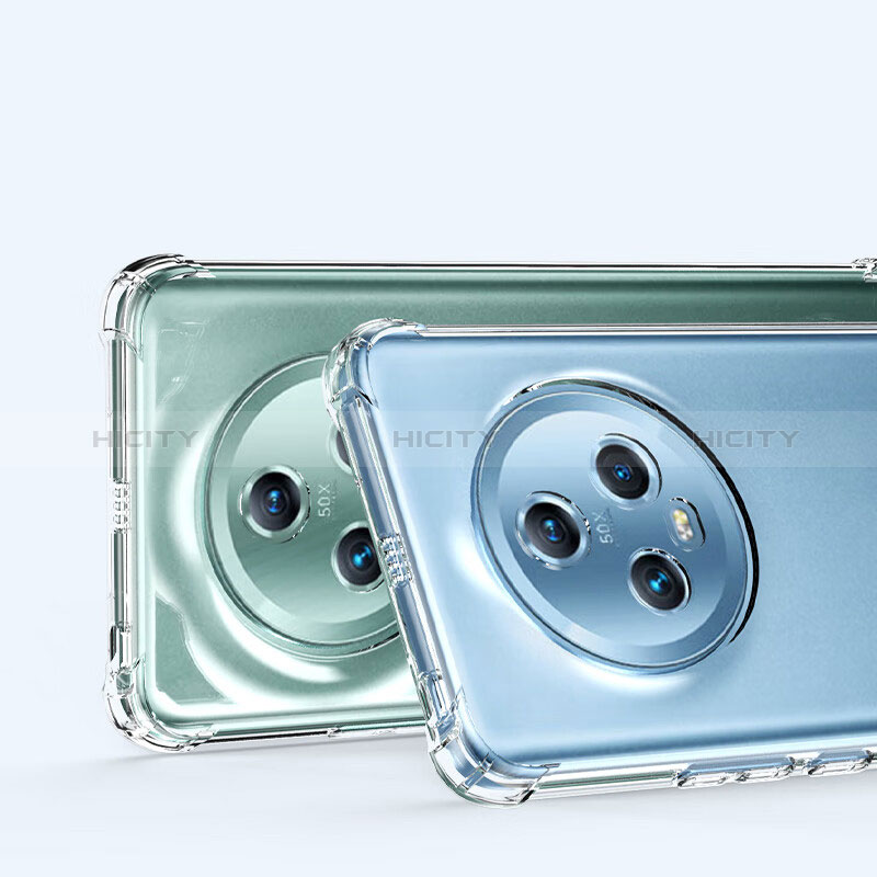 Custodia Silicone Trasparente Ultra Slim Morbida per Huawei Honor Magic5 5G Chiaro