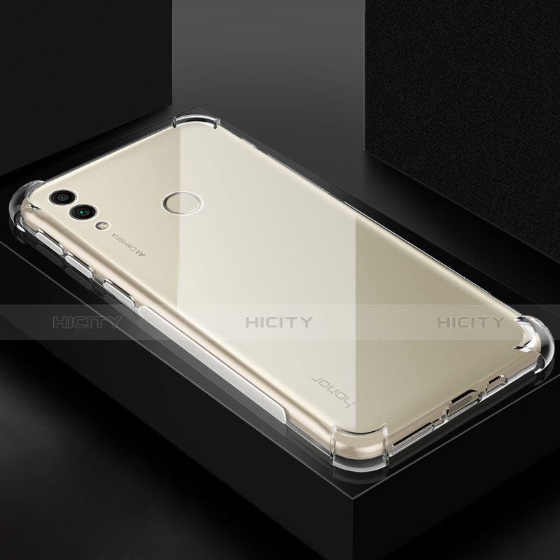 Custodia Silicone Trasparente Ultra Slim Morbida per Huawei Honor Play 8C Chiaro