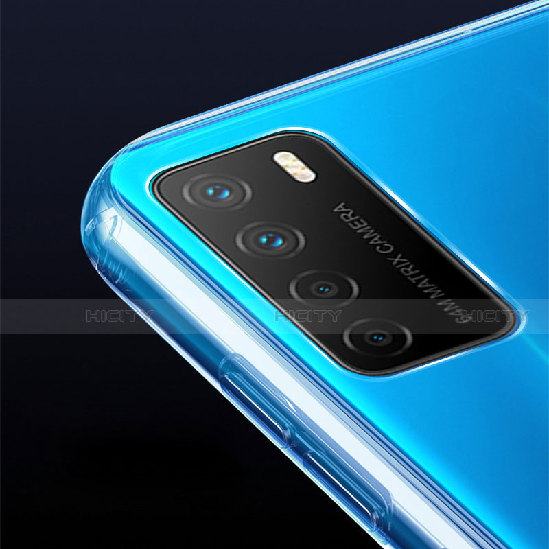Custodia Silicone Trasparente Ultra Slim Morbida per Huawei Honor Play4 5G Chiaro