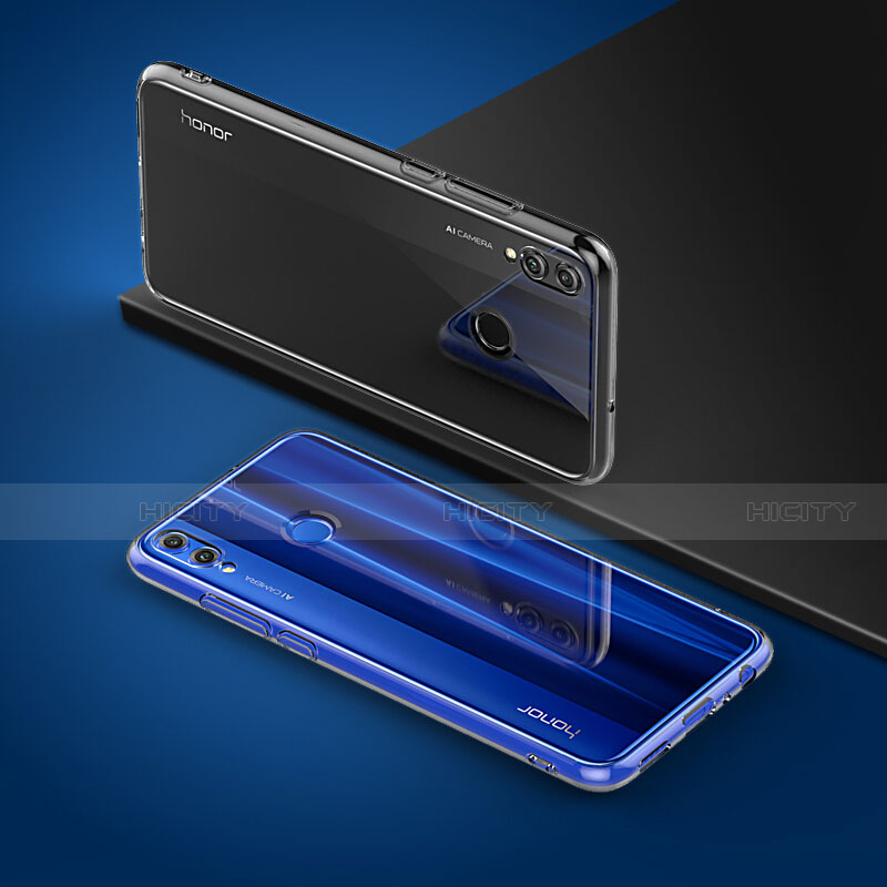 Custodia Silicone Trasparente Ultra Slim Morbida per Huawei Honor V10 Lite Chiaro