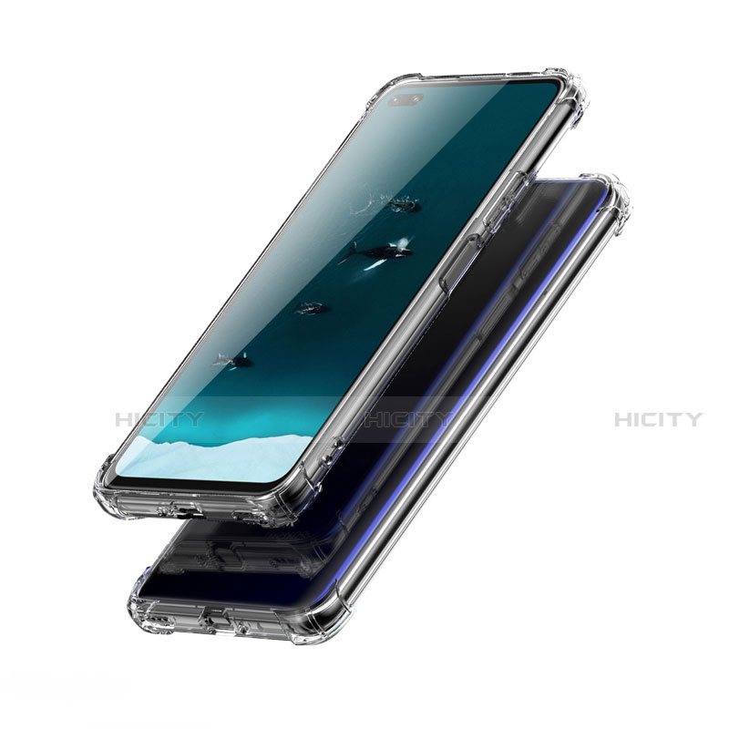 Custodia Silicone Trasparente Ultra Slim Morbida per Huawei Honor View 30 5G Chiaro
