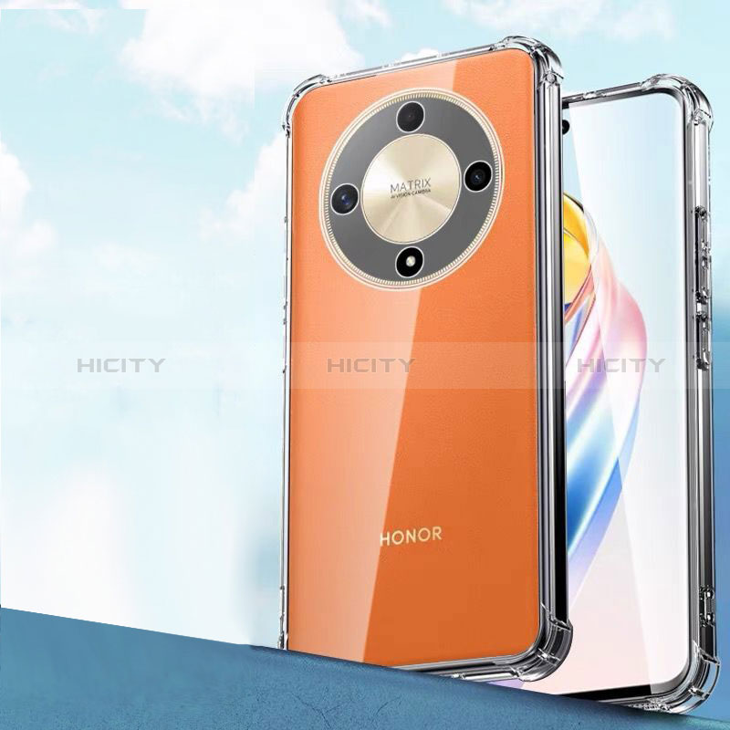 Custodia Silicone Trasparente Ultra Slim Morbida per Huawei Honor X9b 5G Chiaro