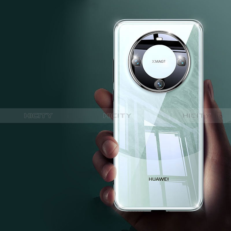 Custodia Silicone Trasparente Ultra Slim Morbida per Huawei Mate 60 Pro Chiaro
