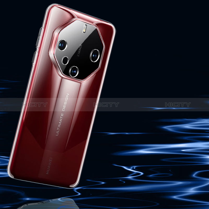 Custodia Silicone Trasparente Ultra Slim Morbida per Huawei Mate 60 RS Ultimate Chiaro