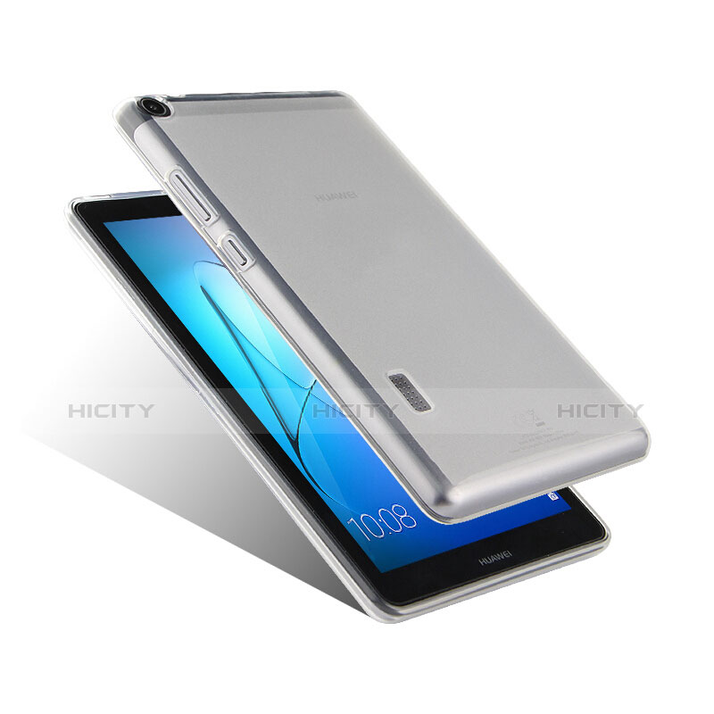Custodia Silicone Trasparente Ultra Slim Morbida per Huawei MediaPad T3 7.0 BG2-W09 BG2-WXX Chiaro