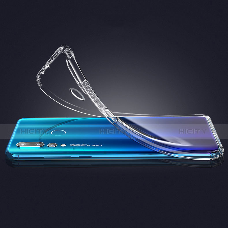 Custodia Silicone Trasparente Ultra Slim Morbida per Huawei Nova 4 Chiaro