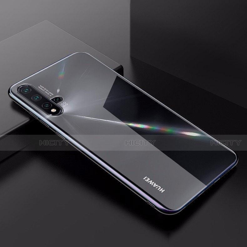 Custodia Silicone Trasparente Ultra Slim Morbida per Huawei Nova 5 Chiaro