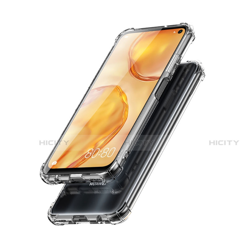 Custodia Silicone Trasparente Ultra Slim Morbida per Huawei Nova 6 SE Chiaro
